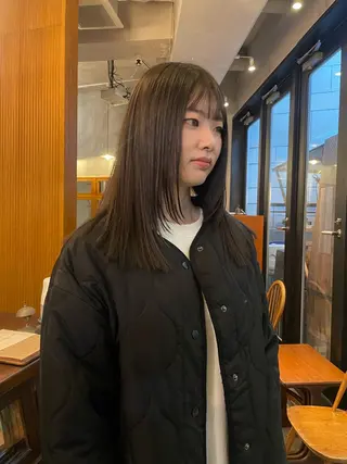 セミロング 🍁ロングパーマ.ニ ュアンス🍁陸来のヘアスタイル