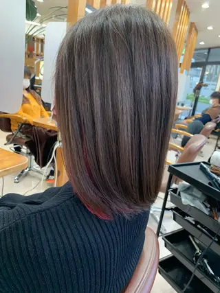 ミディアム カラー hair make shampoo所属・比嘉 秀弥のヘアスタイル