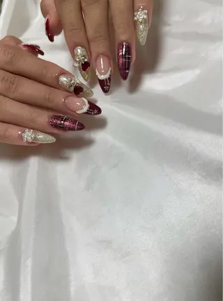 ロング Nailsalon プチ　ラジェムのネイルデザイン
