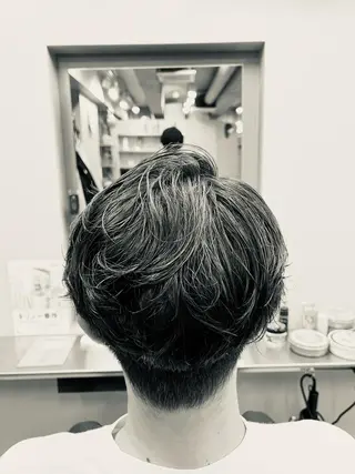 ショート パーマ メンズ icon Blue所属・池袋メンズパーマ フェード純平のヘアスタイル