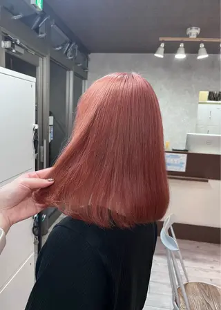 ミディアム カラー 村田梨乃/ minim hairのヘアスタイル