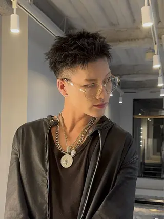 ショート カラー メンズ メンズ特化/パーマ/ 韓国ヘア/natsuのヘアスタイル