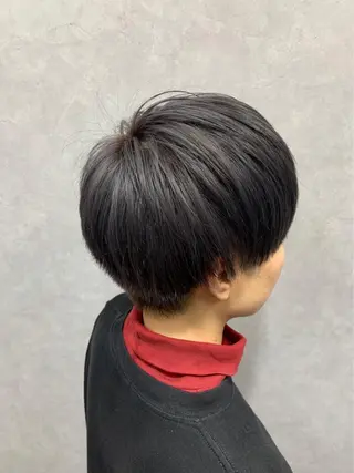 ショート 👑毛流れ、艶髪◉ 縮毛矯正錦糸町ヒガシのヘアスタイル