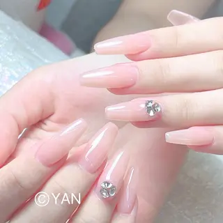 ネイル 長いだし/スカルプ/ パラシェルN.oneのネイルデザイン