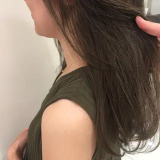 ロング カラー ヘアアレンジ 💎耳ツボジュエリー ×銀座美容室💎のヘアスタイル