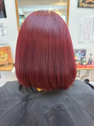カラー 艶暖色/ベージュ SAKI💜のヘアスタイル