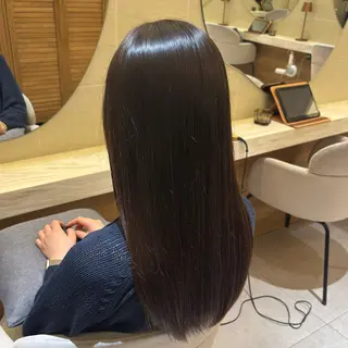 ミディアム パーマ 酸性ストレート/ yukinaのヘアスタイル