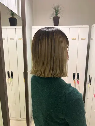 ショート ぷつっとボブ/ちゅる ピンク/mika☆のヘアスタイル