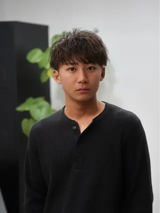 ミディアム ハイトーン/縮毛 矯正/いぶきのヘアスタイル