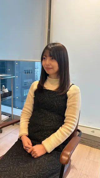 ロング AFLOAT GINZA所属・透明感カラー/レイヤ ー宮下知也のヘアスタイル