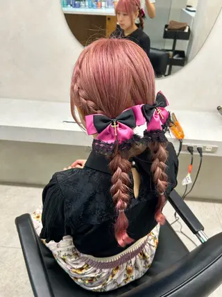 ロング ヘアアレンジ 🌷HARU 暖色/ヘアセット🫧のヘアスタイル