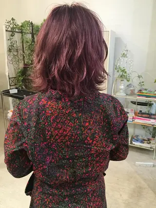 ミディアム エクステ（レミー毛） NINEのヘアスタイル