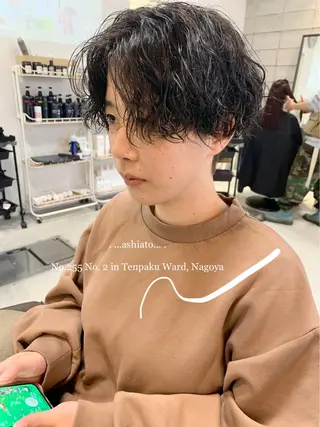 ショート 新海 芳樹のヘアスタイル