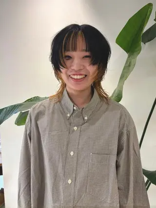 ミディアム ボブパーマ／アレンジ Onのヘアスタイル