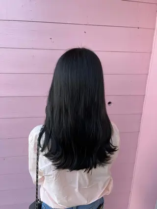 セミロング ボヌールソレイユ所属・☁️彦坂唯有/ 透明感カラー☁️のヘアスタイル