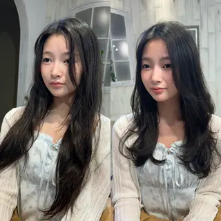 セミロング 縮毛矯正/ショート/ レイヤー/畑中正敏のヘアスタイル