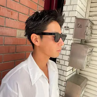 ショート メンズ 【柏メンズパーマ職人 】店長 KAZUMAのヘアスタイル