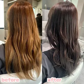 セミロング カラー 美髪×髪質改善 🖤Yukineのヘアスタイル