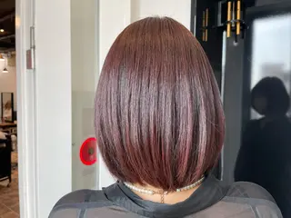 ミディアム SALOWIN心斎橋Suite店所属・洗っても取れない 髪質改善|OJIROのヘアスタイル