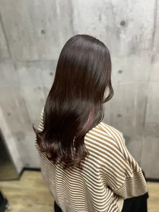 セミロング カラー 艶髪🌈ムラカミ サキのヘアスタイル