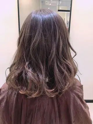 ミディアム カラー Renatus店長 金子裕美のヘアスタイル