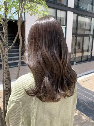 セミロング カラー ヘアアレンジ yuka .のヘアスタイル
