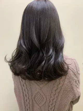 ミディアム ayaka 髪質改善レイヤー艶髪のヘアスタイル