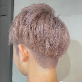 ショート カラー ヘアアレンジ メンズ 仲間 菜々世のヘアスタイル