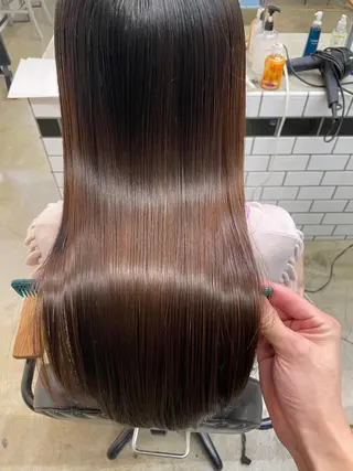 ロング カラー ヘアアレンジ 🌈本物の髪質改善 森田涼平のヘアスタイル