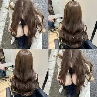 ロング カラー ブリーチなしカラー kana🐱のヘアスタイル