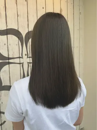 ロング 中川 真帆のヘアスタイル