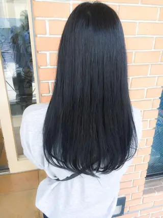 ロング カラー 北條 優輝のヘアスタイル