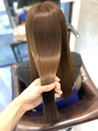 ロング 韓国/ワンホンヘア 髪質改善/MaCoのヘアスタイル