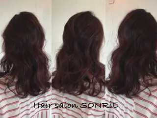 ミディアム カラー パーマ ヘアアレンジ メンズ 美容室 ソンリエのヘアスタイル