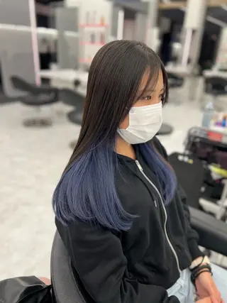 ロング カラー ヘアアレンジ 透明感×韓流ハイ トーン🫧RYUTAのヘアスタイル