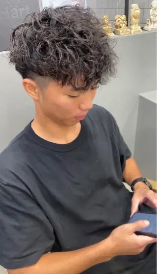 パーマ メンズ メンズ専門サロン wokeのヘアスタイル