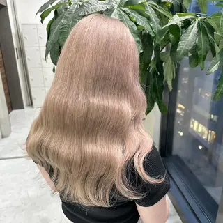 ロング カラー ヘアアレンジ 💘Risa💘/ミ ルクティ/ハイトーンのヘアスタイル