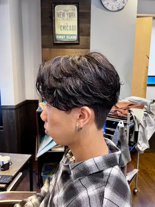 パーマ メンズ アグヘアーシータ所属・🤩メンズカット/ パーマ山本🤩のヘアスタイル