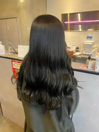 ロング カラー 韓国×髪質改善カラー 💎hinaのヘアスタイル