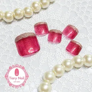 ネイル 💗🪽Tiary Nail🪽💗のネイルデザイン