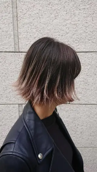 ショート カラー 艶髪サラサラカラー 🌈前原健吾のヘアスタイル