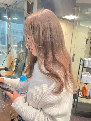 ロング カラー 似合わせカットカラー 🤍🎀honokaのヘアスタイル