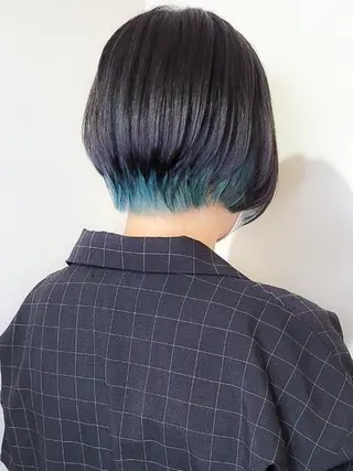 ショート 🇰🇷透明感×ハイ トーン🌟tomoのヘアスタイル