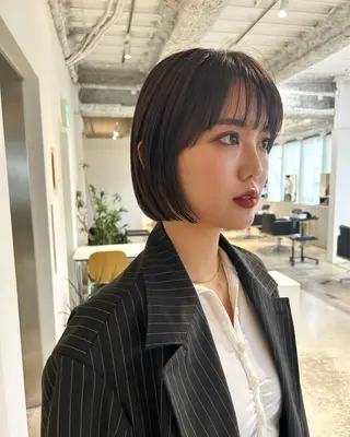 ミディアム STAN WOOD所属・似合わせcut 🔥yutakaのヘアスタイル