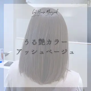 ミディアム カラー 滝口 瑞季のヘアスタイル