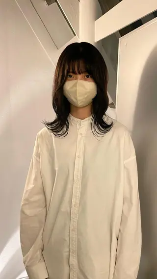 ミディアム カラー 原宿/ケパーマ 🧺ユウマのヘアスタイル