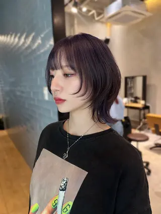 ミディアム カラー yuuri🎀/大宮 /韓国ヘア/レイヤーのヘアスタイル