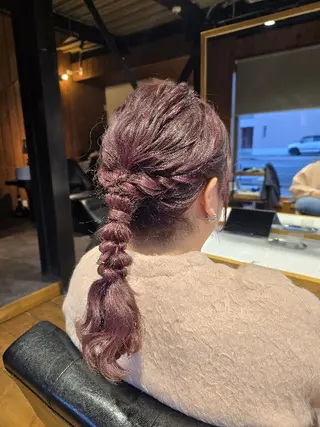 セミロング O.hair designers所属・シールエクステ🎀 ホシノ🕒ユウカのヘアスタイル