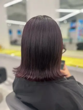 ミディアム カラー ガーリー♡女の子っぽ ヘア♡ピンクカラー♡のヘアスタイル