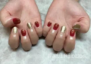 ネイル ネイルリボン 石田のネイルデザイン